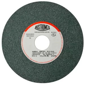 Rueda Abrasiva para esmerilar y afilar herramientas de corte de carburo de tungsteno y cementados 6".