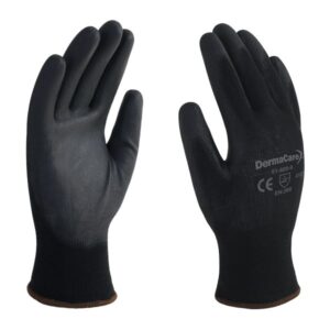 Guante de poliéster con poliuretano, DermaCare, 51-600