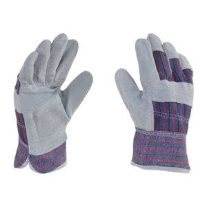 Guante carnaza con dorso mezclilla, DermaCare