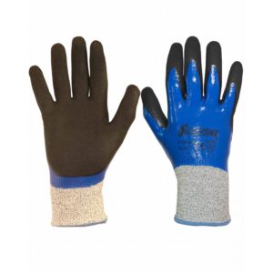 Guante Gris En Poliuretano Y Nitrilo, SilverLine, DC-GUA-HPP